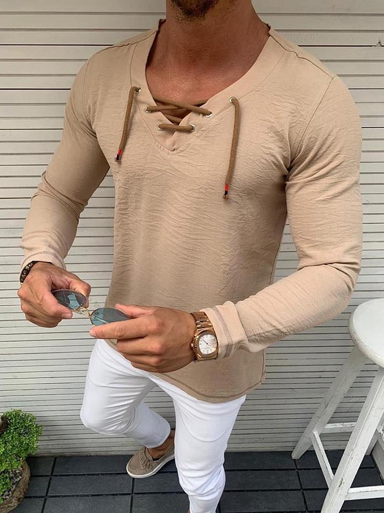 Solid Color Men's T-Shirt