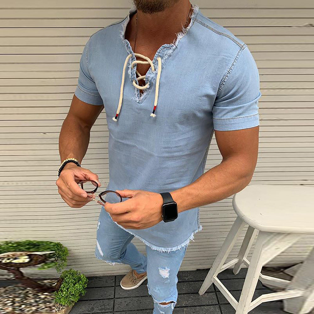 Solid Color Men's T-Shirt