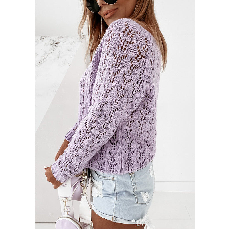 Casual Hollow Loose Women's Sweater