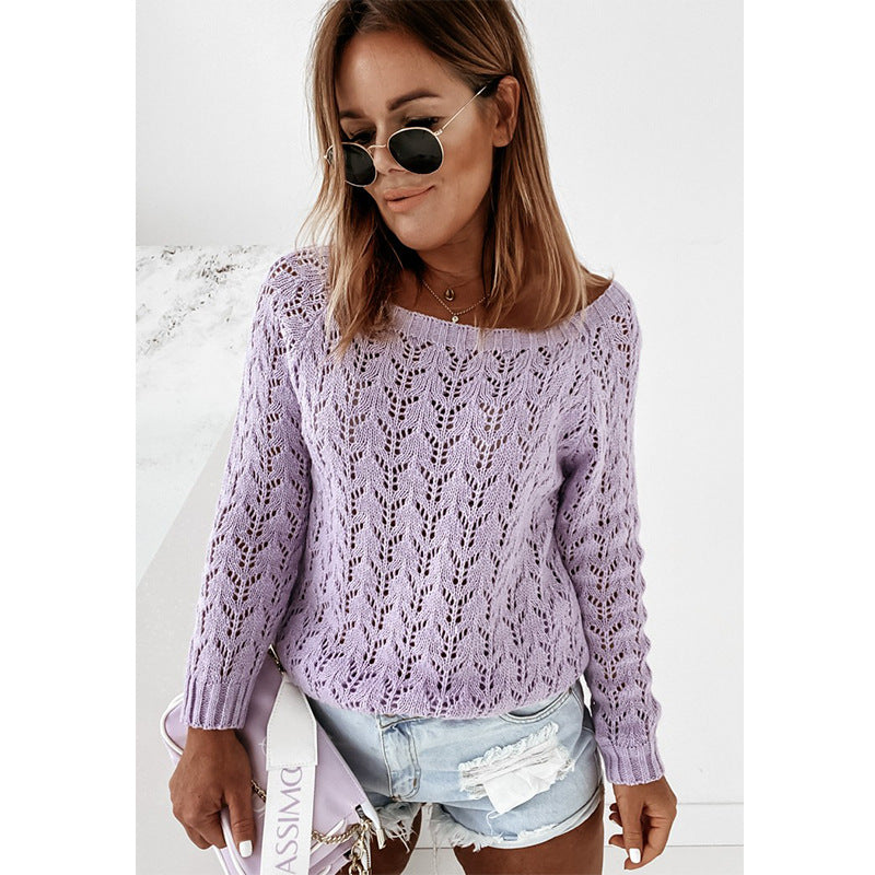 Casual Hollow Loose Women's Sweater