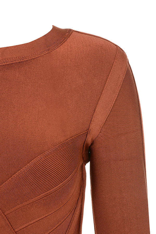 Tight-Fitting Long-Sleeved Bandage Women's Dress