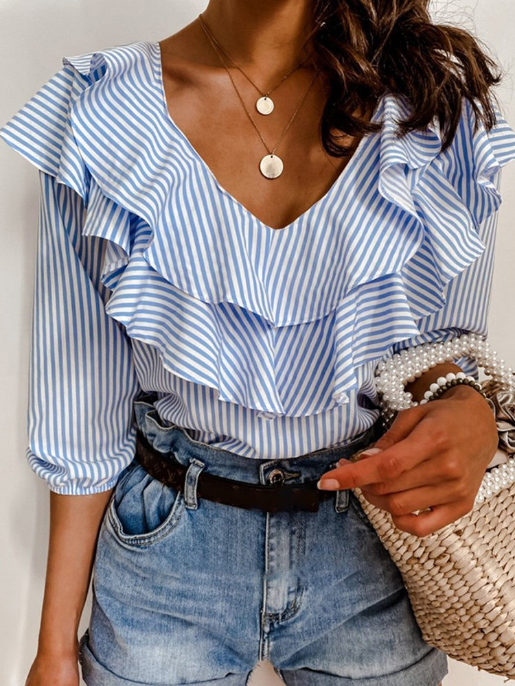 Short Sleeve Women's Blouse