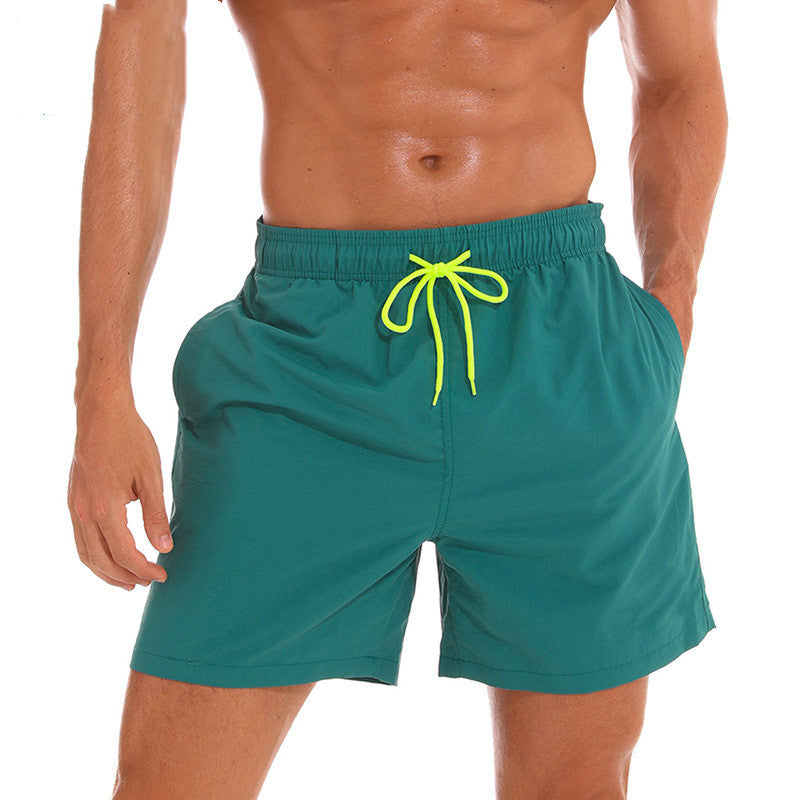 Cross-Border ESCATCH Men's Breathable Lotus Leaf Water-Repellent Beach Spots Shorts