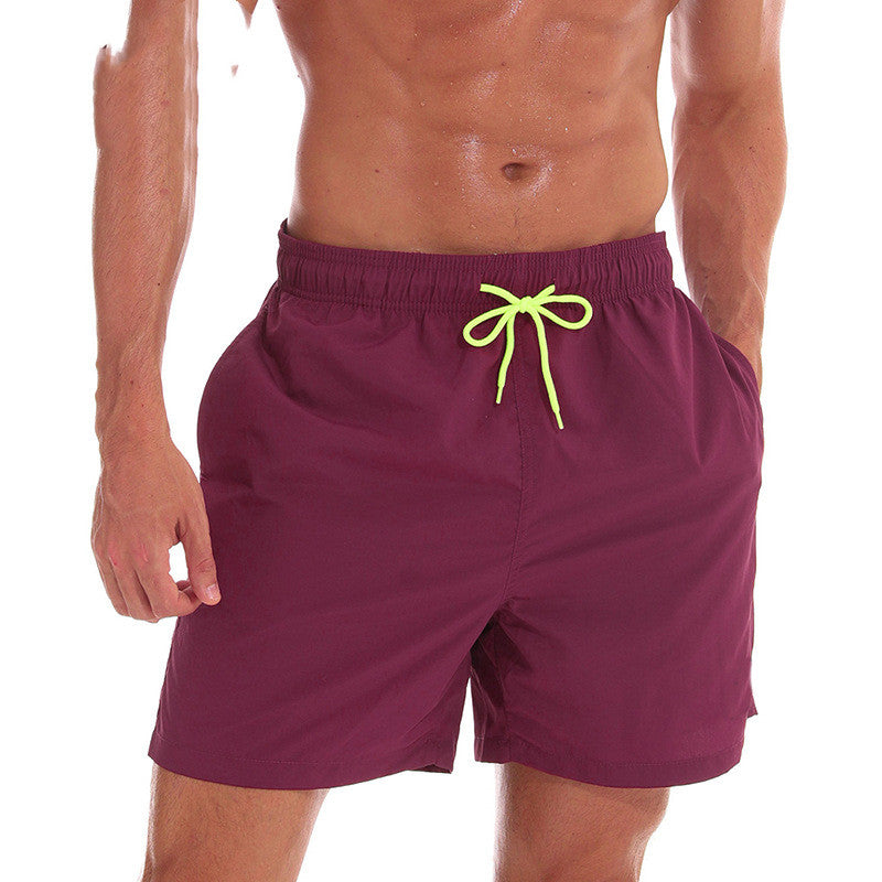 Cross-Border ESCATCH Men's Breathable Lotus Leaf Water-Repellent Beach Spots Shorts