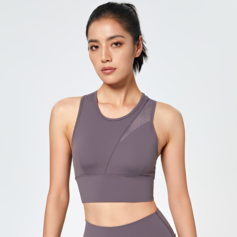 Net Yarn Beauty Back Women's Sports Top