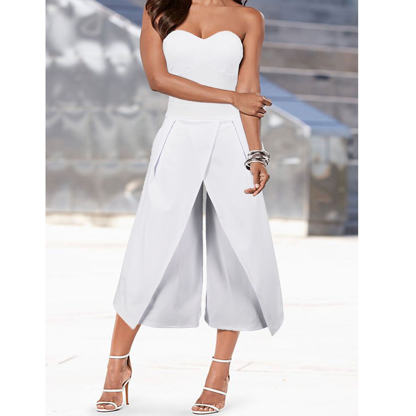 Tube Top Women's Jumpsuit