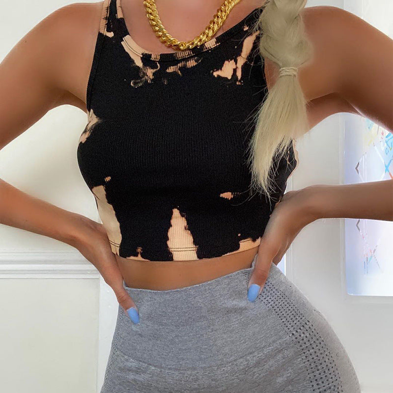High-Elastic Slim Women's Sports Crop Top