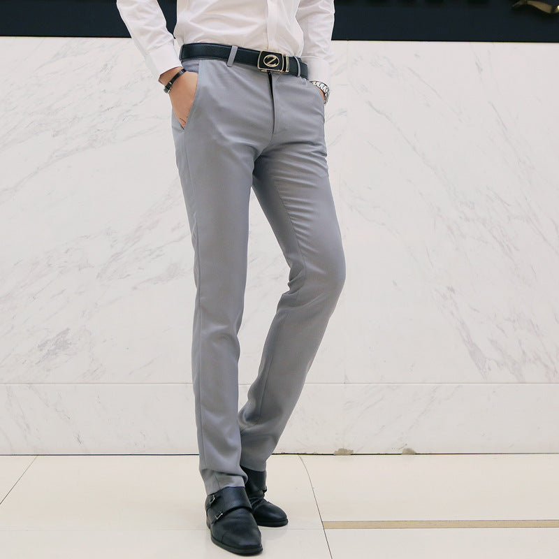 Casual Business Men's Slim-Fit Casual Pants