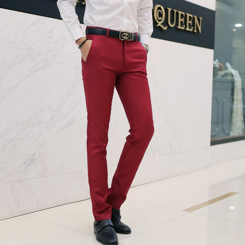 Casual Business Men's Slim-Fit Casual Pants
