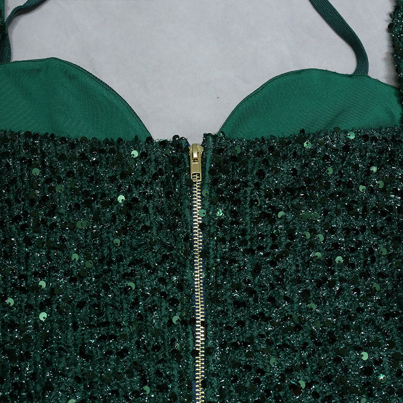 Bandage Sequin Women's Dress