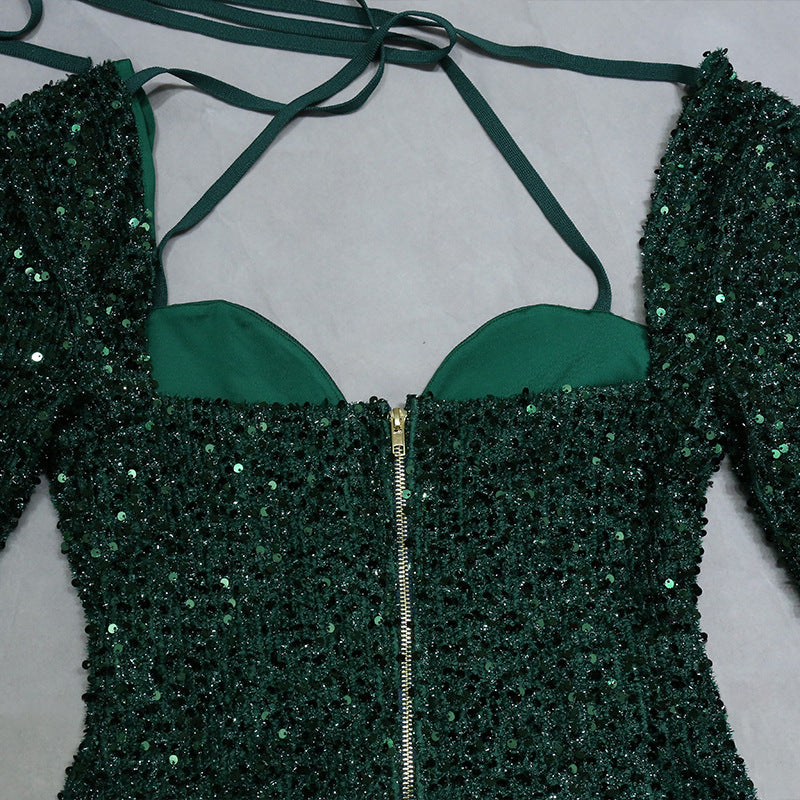 Bandage Sequin Women's Dress