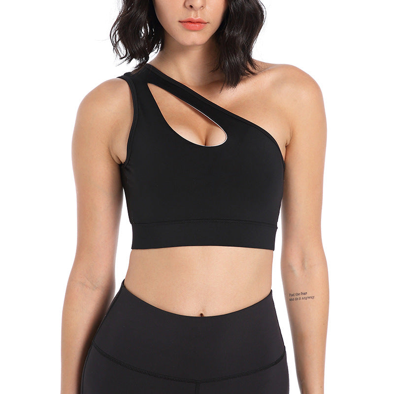 Oblique Belt Back Sports Vest Without Steel Ring