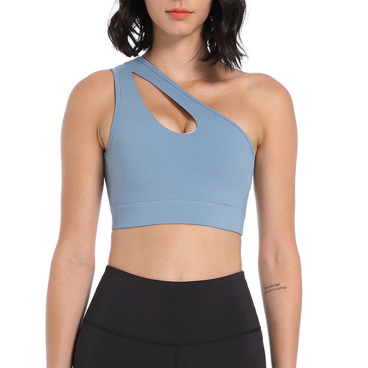 Oblique Belt Back Sports Vest Without Steel Ring