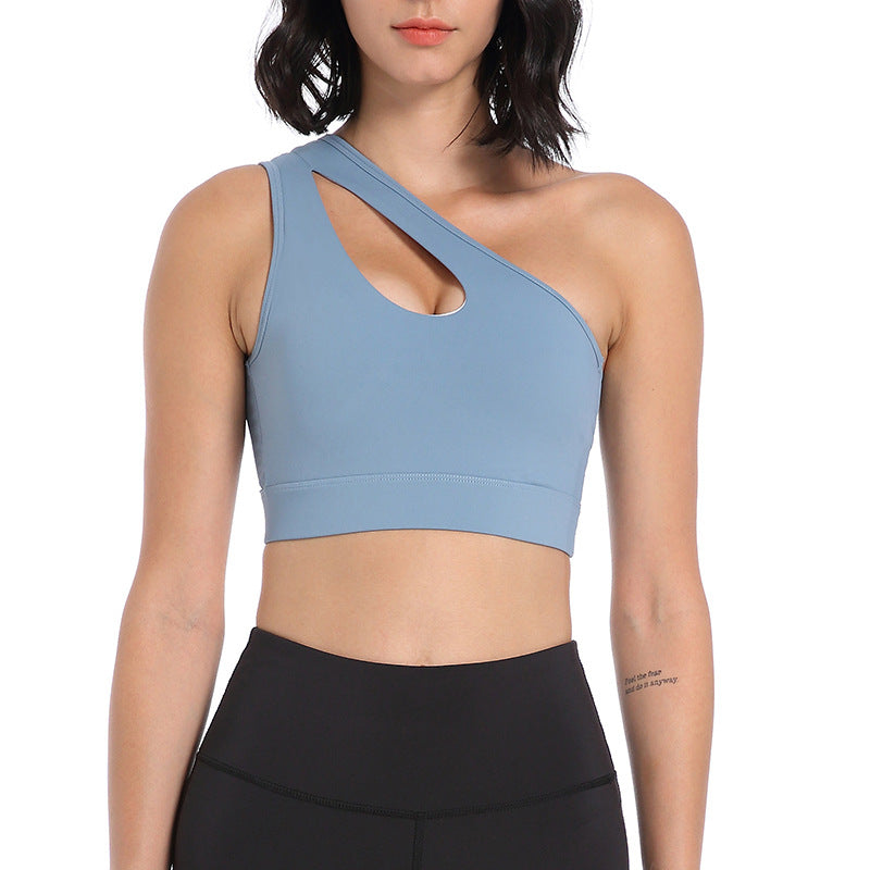 Oblique Belt Back Sports Vest Without Steel Ring