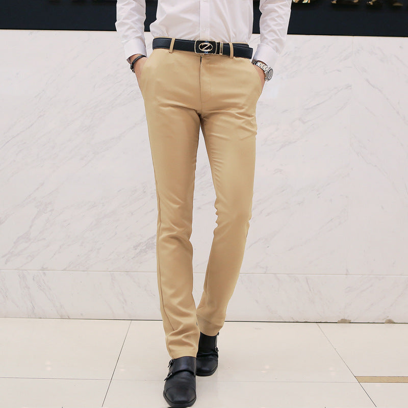 Casual Business Men's Slim-Fit Casual Pants