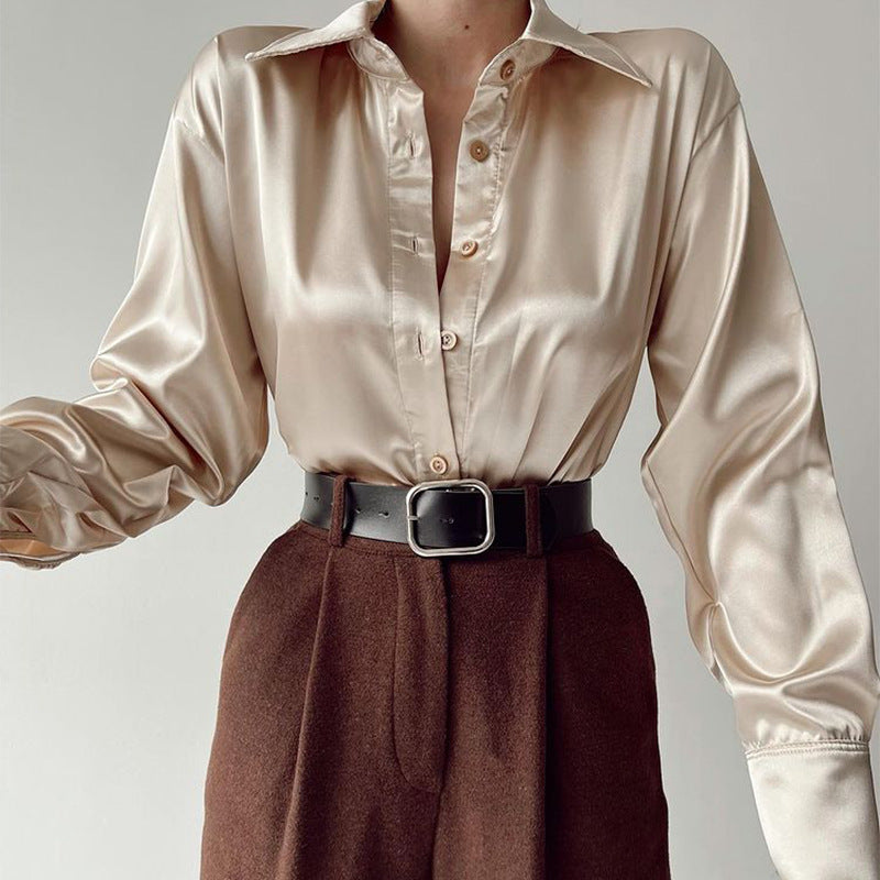Cardigan Fashion Casual Top Women's Long Sleeve Shirt