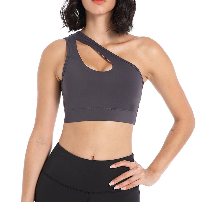 Oblique Belt Back Sports Vest Without Steel Ring