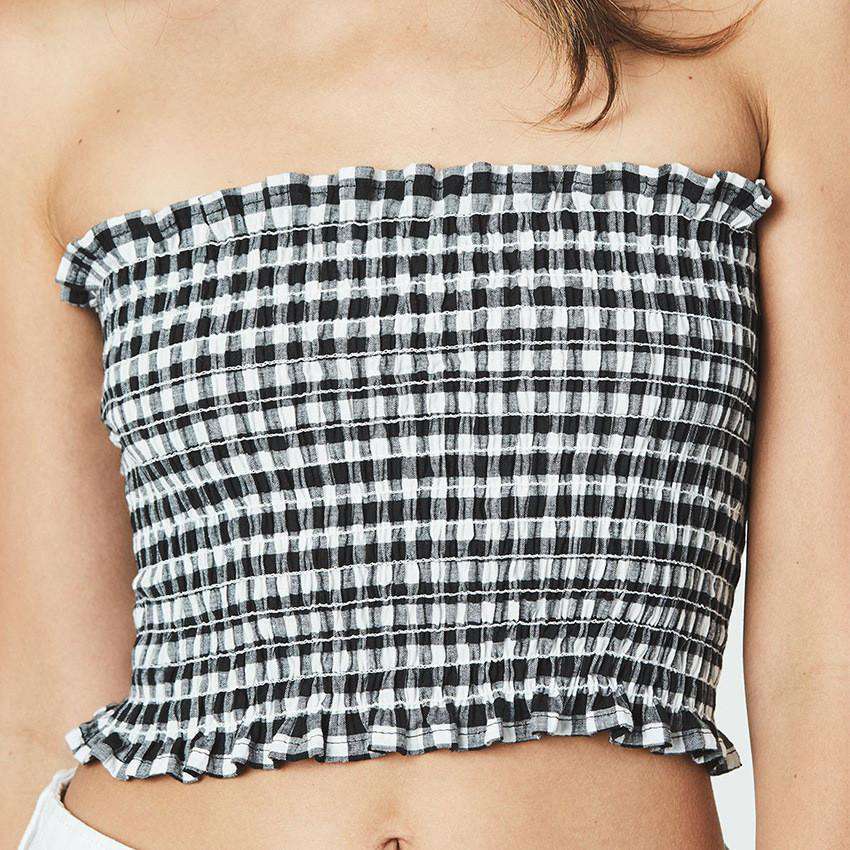 Chest Wrap Stretch Lace Women's Crop Top
