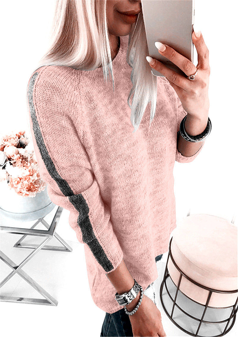 Round Neck Women's Blouse