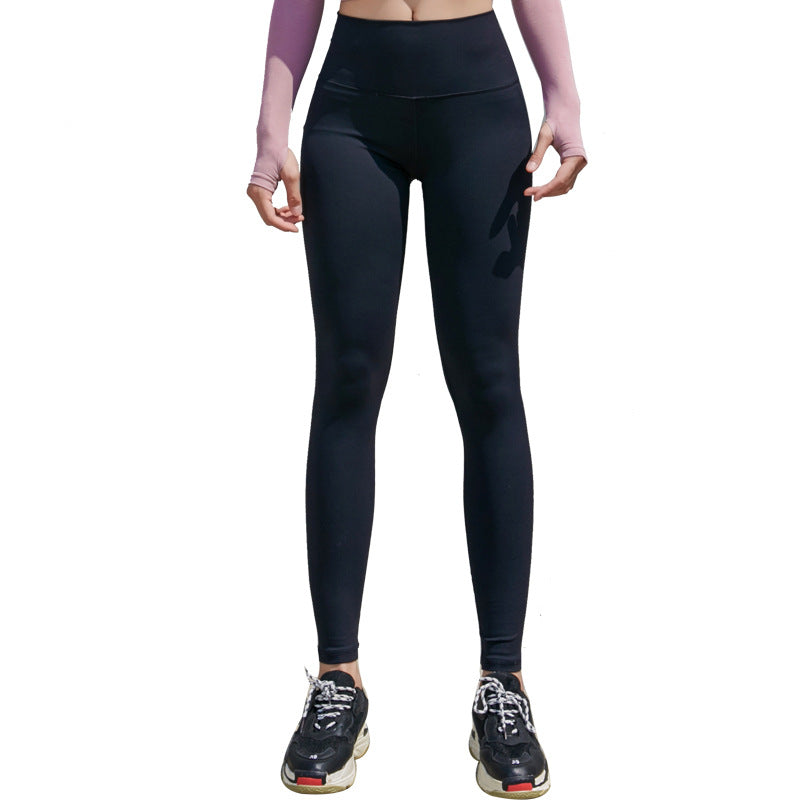 Back Waist Cross Belt Hip Lift Women's Legging