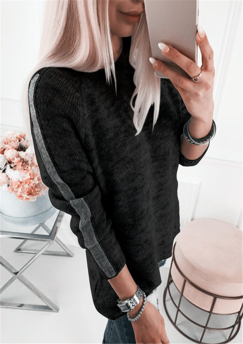 Round Neck Women's Blouse