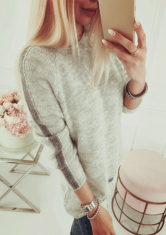 Round Neck Women's Blouse