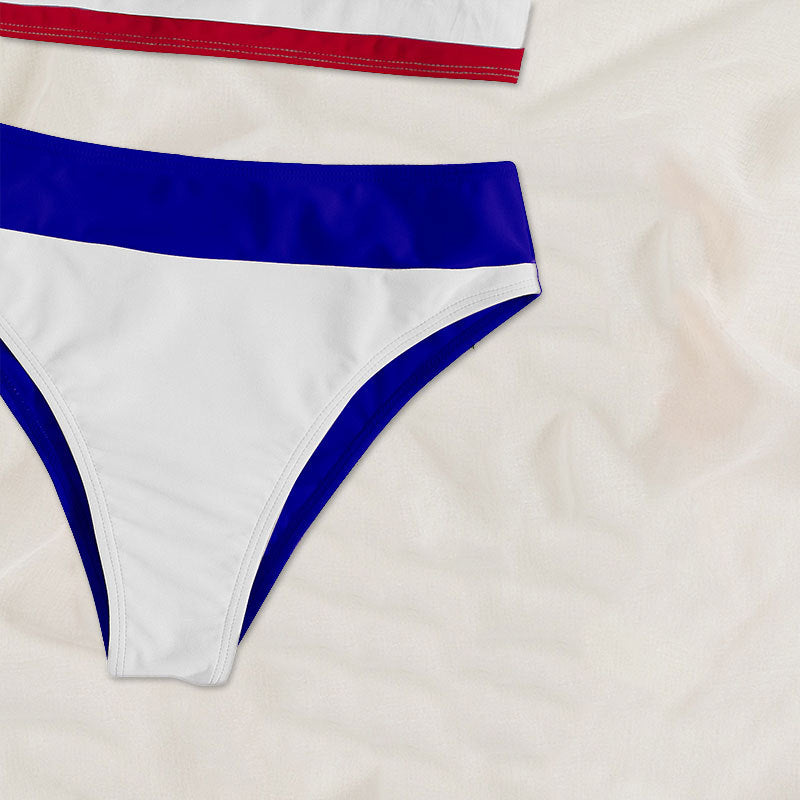 High Waist Triangle Women's Bikini Swimsuit