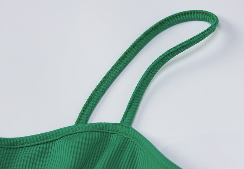 Fashion Solid Strap Slim Strapless Women's Top