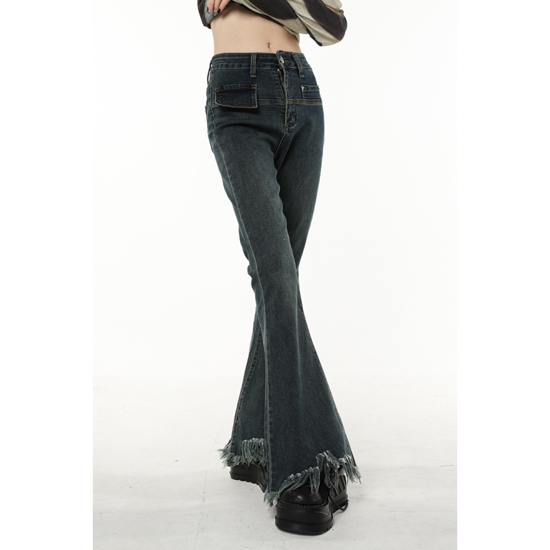 Fashionable Vintage Blue Jeans For Women